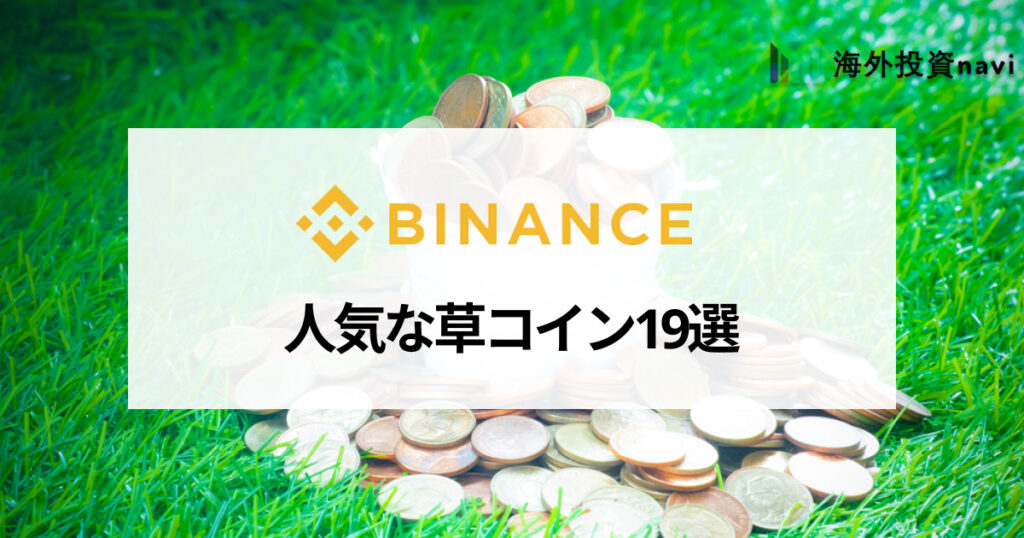 Binance バイナンス で買えるおすすめの草コイン一覧と買い方を解説 海外投資navi